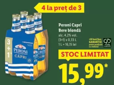 Capri Bere blondă