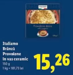 Brânză Provolone în vas ceramic