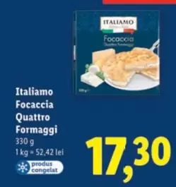 Focaccia Quattro Formaggi