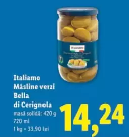 Măsline verzi Bella di Cerignola
