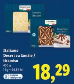 Desert cu lămâie / tiramisu