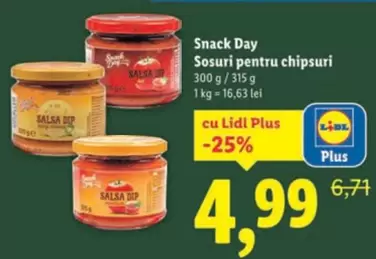 Sosuri pentru chipsuri