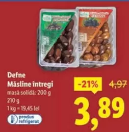 Măsline întregi