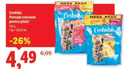 Pernute crocante pentru pisici