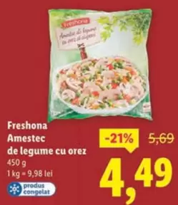 Amestec de legume cu orez