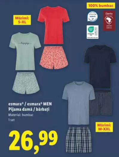 Pijama damá/ bărbați