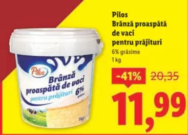 Brânză proaspătă de vaci pentru prăjituri