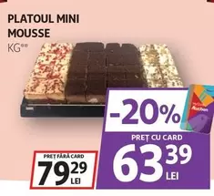 Auchan - PLATOUL MINI MOUSSE