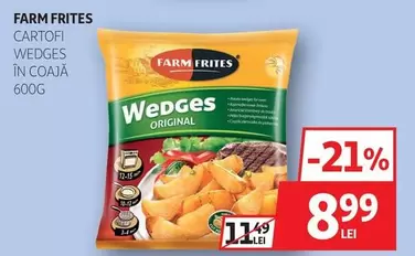 CARTOFI WEDGES ÎN COAJA