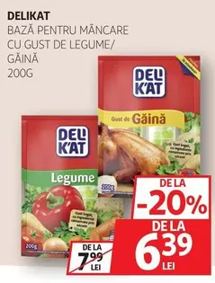 BAZĂ PENTRU MÂNCARE CU GUST DE LEGUME/GĂINĂ