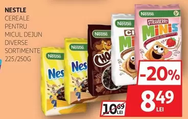 CEREALE PENTRU MICUL DEJUN DIVERSE SORTIMENTE