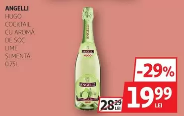 HUGO COCKTAIL CU AROMA DE SOC LIME SI MENTA