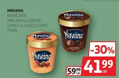 INGHETATA PRALINES & CREAM/ CHOCO & CHOCO CHIPS
