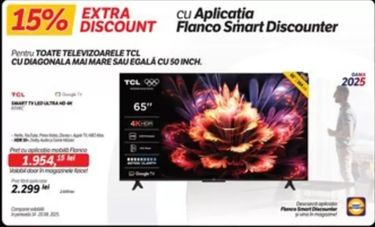 Game - TOATE TELEVIZOARELE TCL CU DIAGONALA MAI MARE SAU EGALA CU 50 INCH