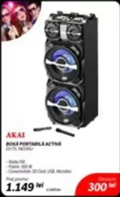 BOKĂ PORTABILĂ ACTIVĂ CD-TSL15ECPU