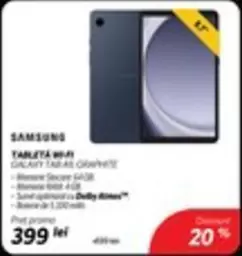 TABLETĂ WI-FI GALAXY TAB A8 GRAPHITE