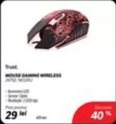 MOUSE GAMING WIRELESS 24752 NEGRU