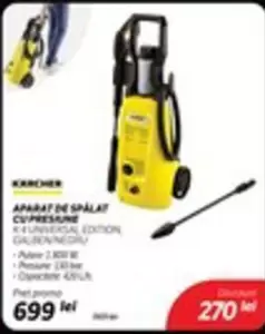 APARAT DE SPALAT CU PRESIUNE K 4 UNIVERSAL EDITION GALBEN/NEGRU