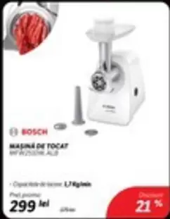 Bosch - MASINA DE TOCAT MFW2500W ALB