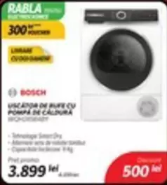 Bosch - USCATOR DE RUFE CU POMPA DE CALDURA WTH85000BY