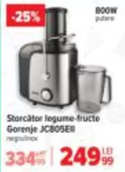Storcator legume-fructe JC805EII