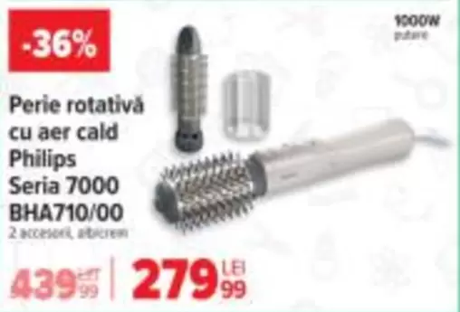 Philips - Perie rotativă cu aer cald Seria 7000 BHA710/00