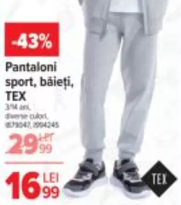 Pantaloni sport, băieți