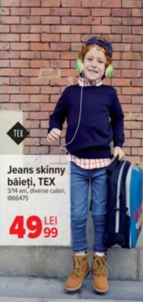 Jeans skinny băieți