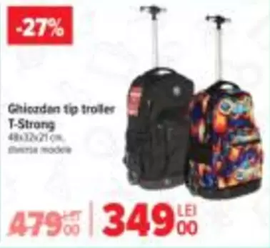 Ghiozdan tip troller T-Strong