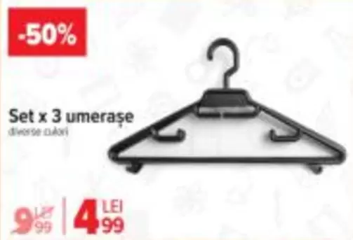 Set x 3 umerașe