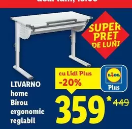 Birou ergonomic reglabil