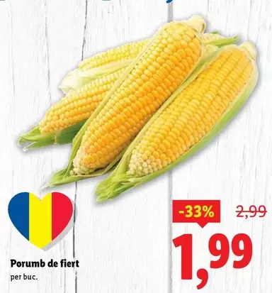 Porumb de fiert