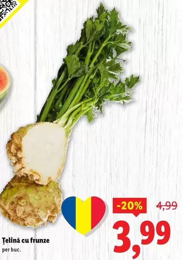 Țelină cu frunze