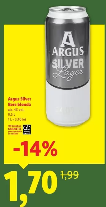 Silver Bere blondă