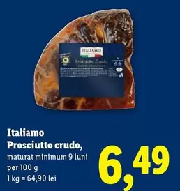 Prosciutto crudo