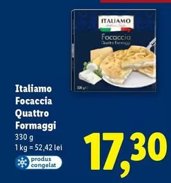 Focaccia Quattro Formaggi