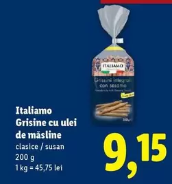 Grisine cu ulei de măsline