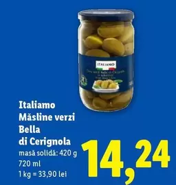 Măsline verzi Bella di Cerignola