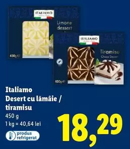 Desert cu lămâie / tiramisu