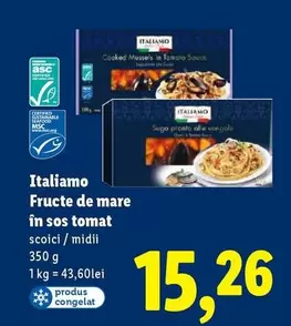 Fructe de mare în sos tomat