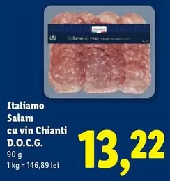 Salam cu vin Chianti D.O.C.G.