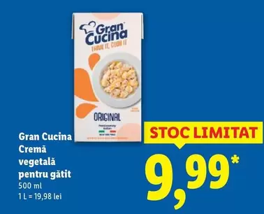 It - Cremă vegetală pentru gatit