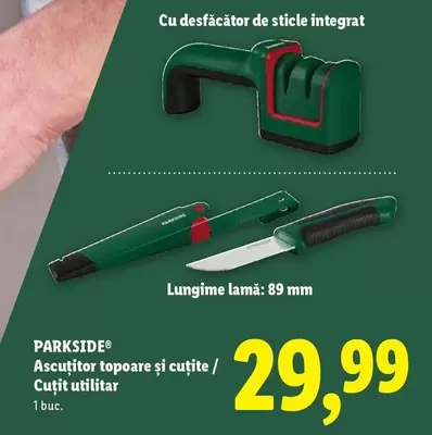 Ascuțitor topoare și cuțite / Cuțit utilitar