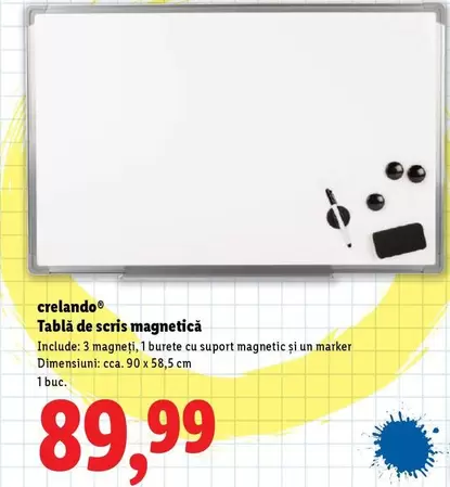 Tablă de scris magnetică