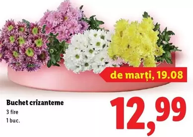 Buchet crizanteme