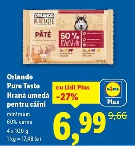 Pure Taste Hrană umedă pentru câini