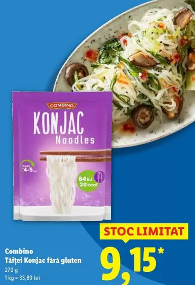 Taiței Konjac fără gluten