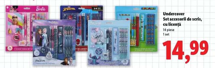 Barbie - Set accesorii de scris, cu licență