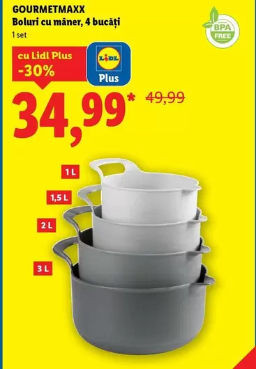 Boluri cu mâner, 4 bucăți