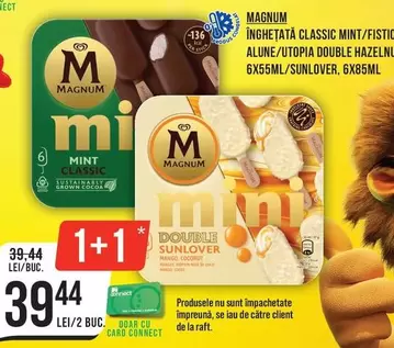 ÎNGHEȚATĂ CLASSIC MINT/FISTIC ALUNE/UTOPIA DOUBLE HAZELNU